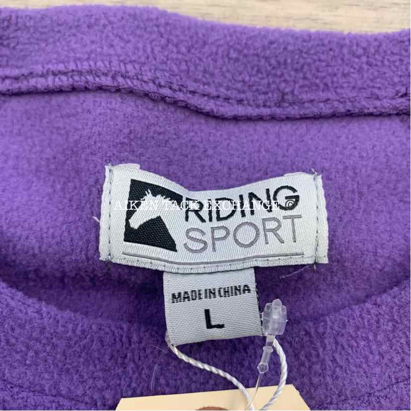 Riding Sport by Dover Kid's Fleece Crewneck Sweater, Large