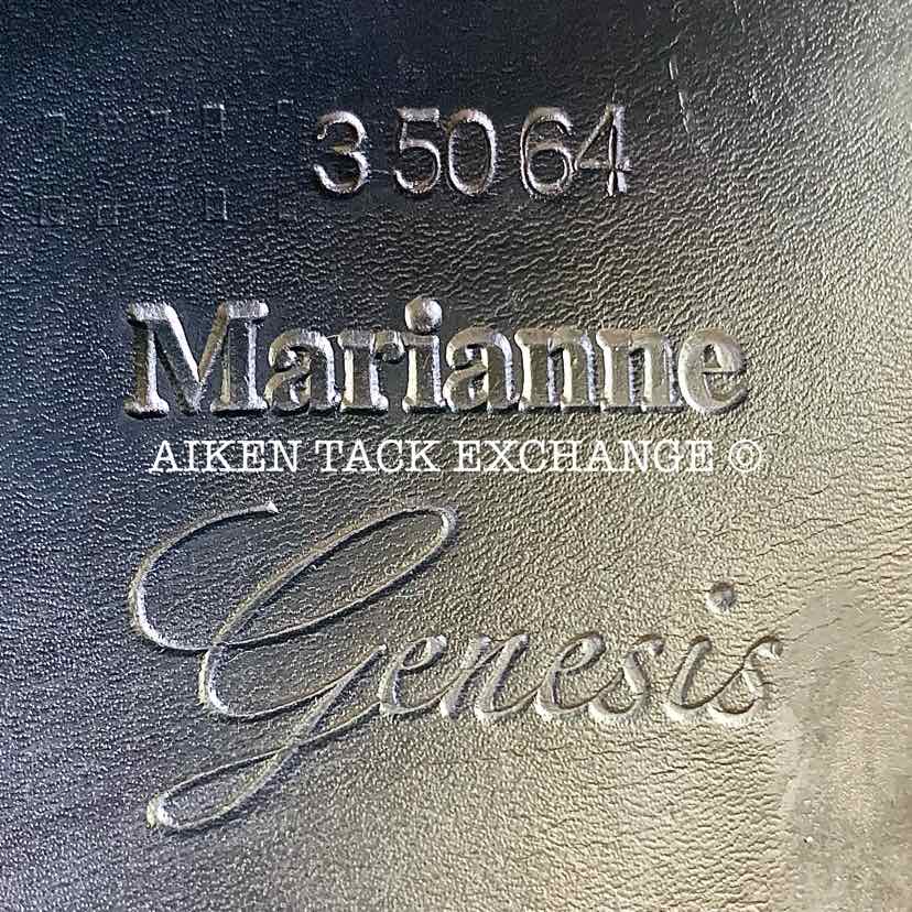 2012 Marcel Toulouse Marianne Platinum Genesis Dressage Saddle, 17.5" Seat, Adjustable Tree, Wool Flocked Panels