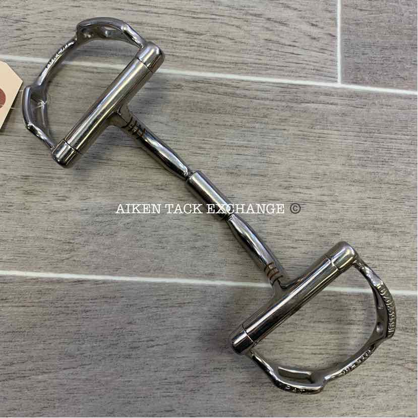 Myler D Ring Bit w/ Hooks and Comfort Snaffle Wide Barrel MB 02 4.5"