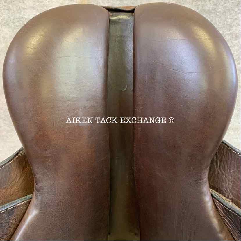 **SOLD** Tato's American Polo Saddle - Suede, 17" Seat, Medium Tree, Foam Panels