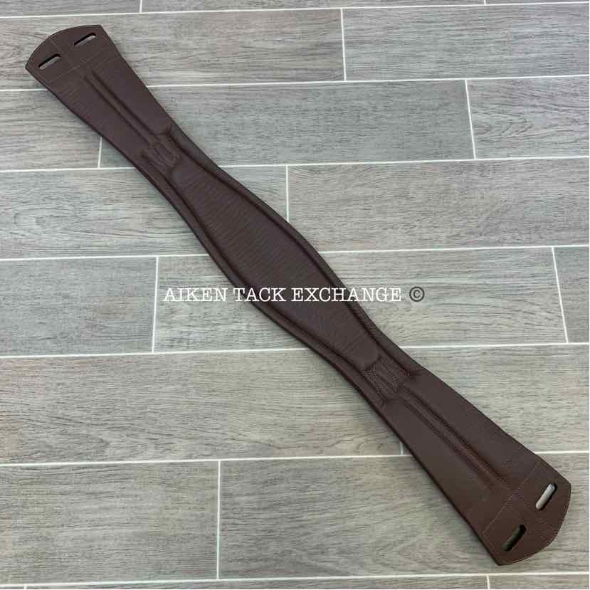 KL Select Red Barn Smart Contour Dressage Girth, Brown, 28"