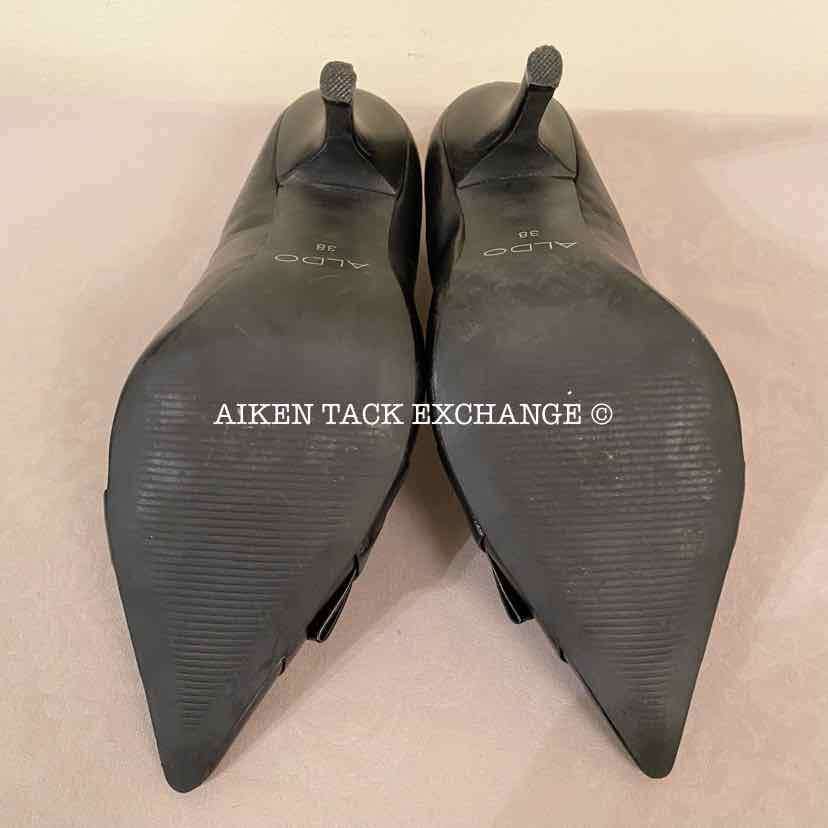 Women's 8, Aldo Pointed Toe Stiletto Heel Pumps, Black:Arielle's Wardrobe: Footwear:Aldo:The Aiken Tack Exchange