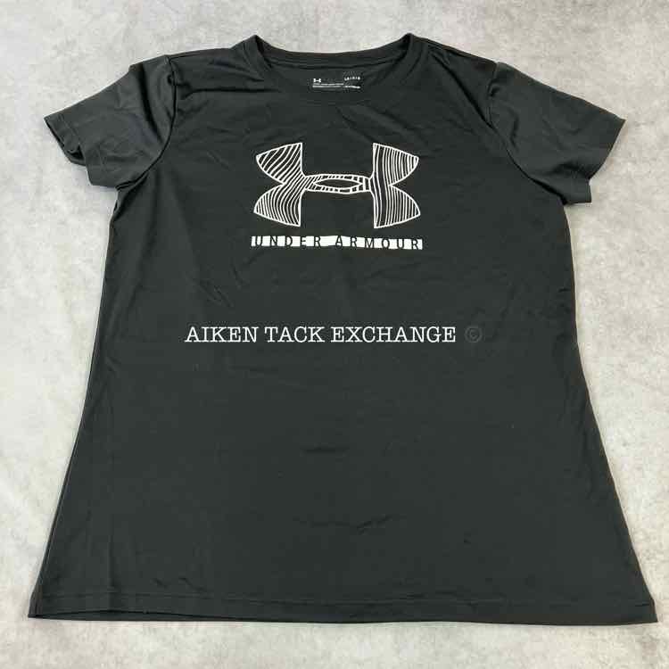 Under Armor Short Sleeve Top, Size Large