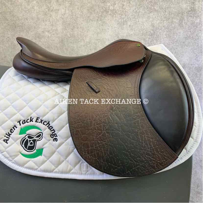 2014 County Stabilizer XTR Close Contact Jump Saddle, 17.5" Seat, Medium Wide Tree, Wool Flocked Panels