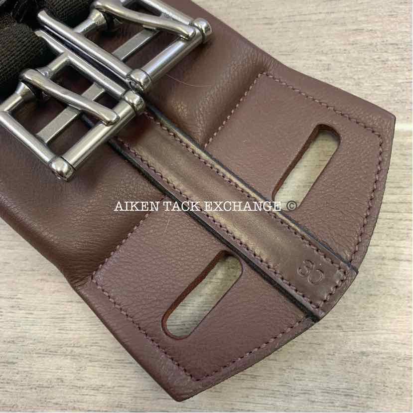 KL Select Red Barn Balance Anatomic Shoulder Relief Dressage Girth, Brown, 30"