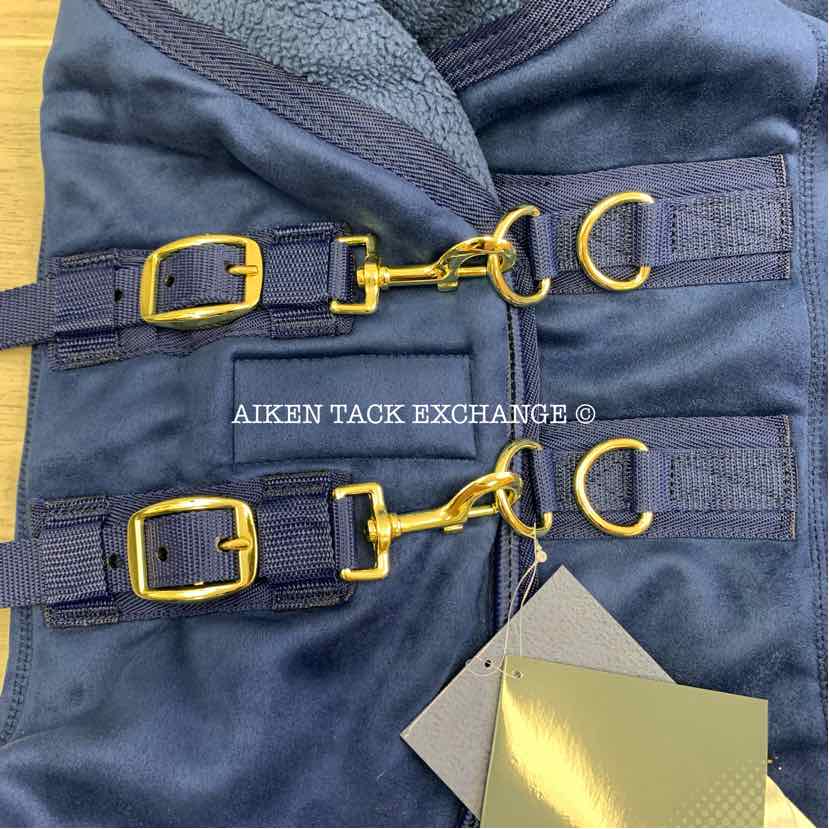 **CLEARANCE** Fenwick Equestrian EquSuede Performance Dress Blanket, Blue, 62"
