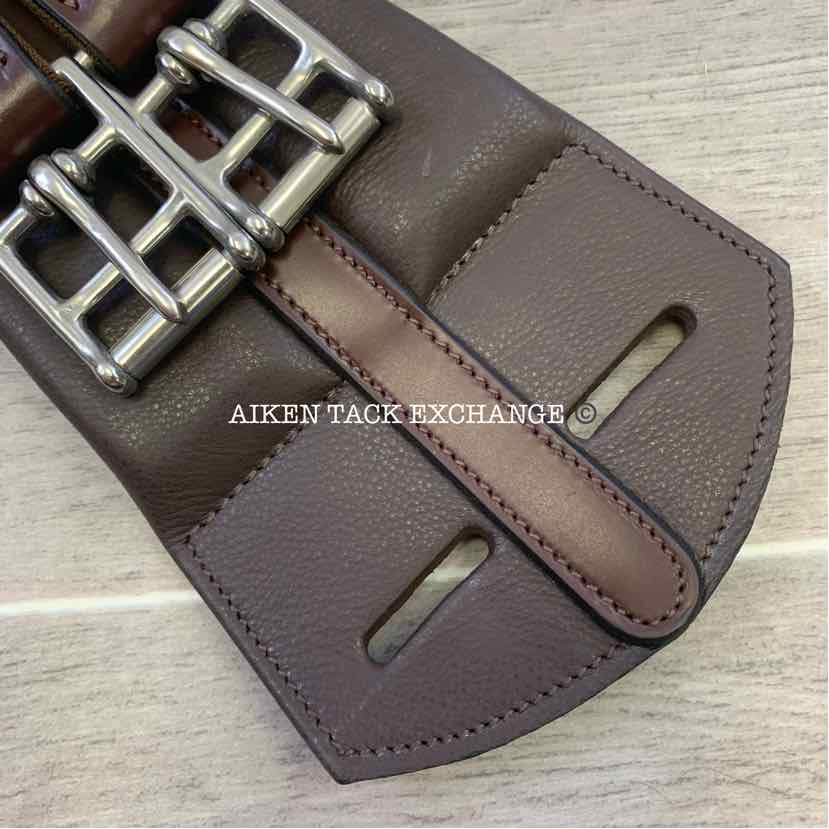 KL Select Red Barn Smart Contour Dressage Girth, Brown, 24"