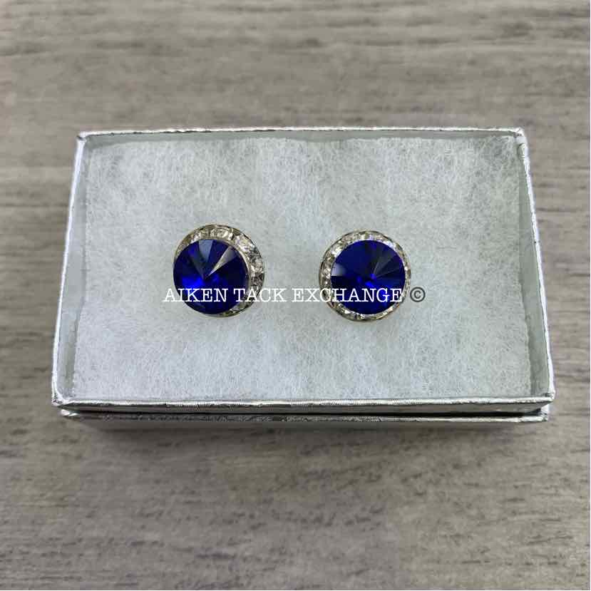Blue Faux Stone Earrings
