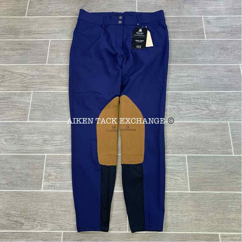 Romfh Sarafina "Black Label" Knee Patch Breeches, Size 28 R