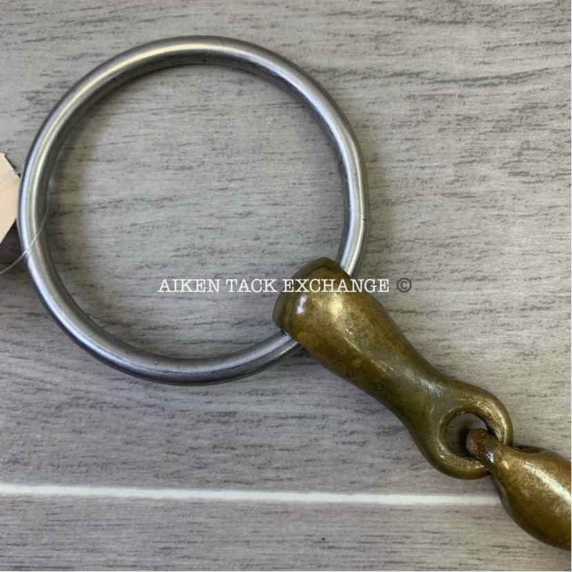 Herm Sprenger Aurigan Double Jointed Loose Ring Bit 5"