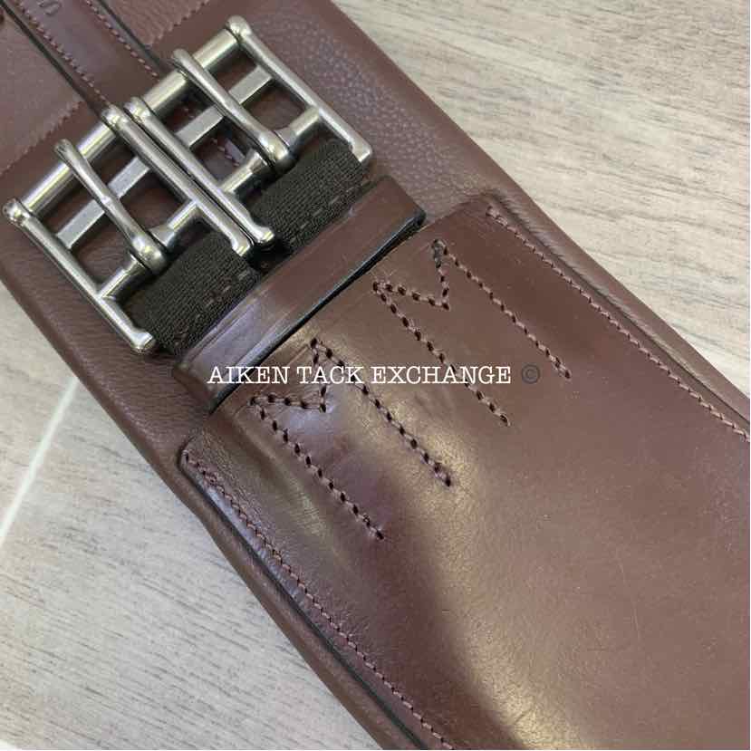 KL Select Red Barn Balance Anatomic Shoulder Relief Dressage Girth, Brown, 30"