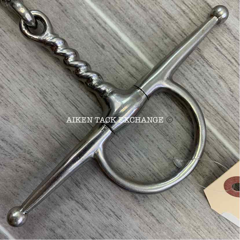Korsteel Full Cheek Single Joint Corkscrew Bit 5"