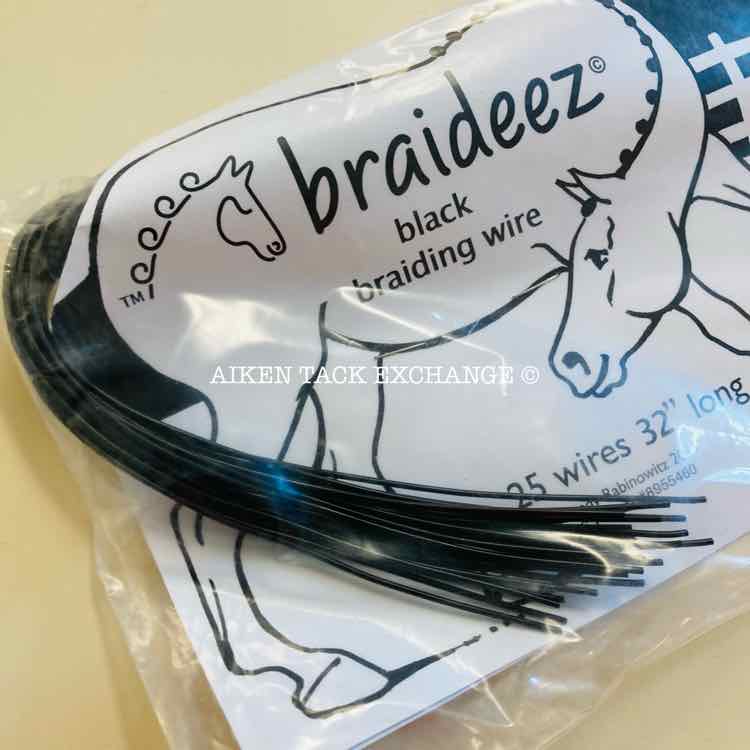 Braideez Braiding Wire, Black, Brand New