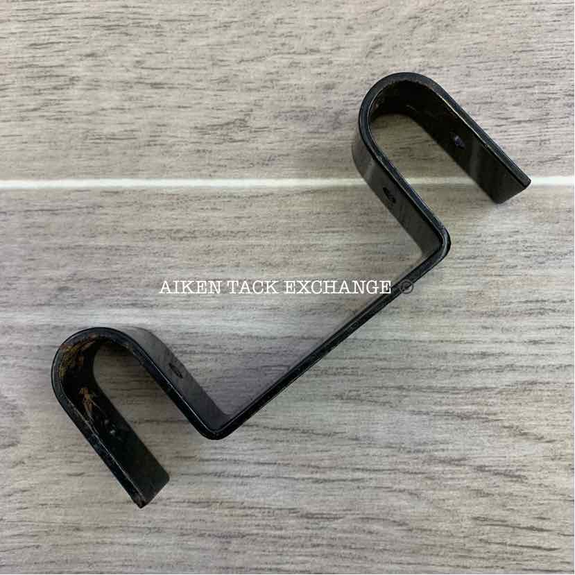 Swinging Metal Blanket Bar Rack with Wall Mounting Bracket, Black
