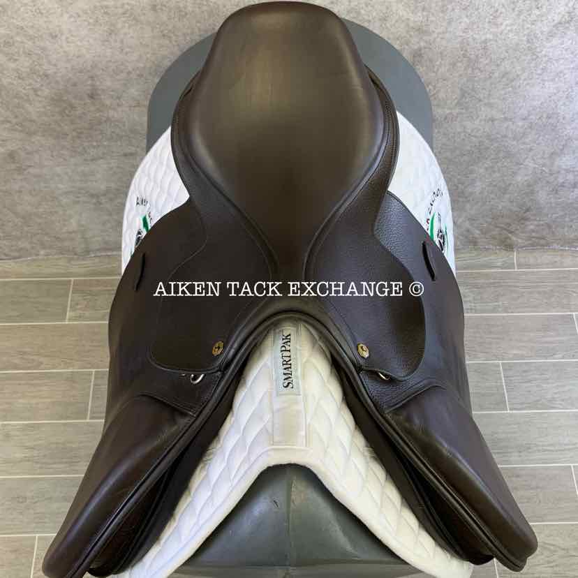 Exselle Close Contact Jump Saddle, 17.5" Seat, Extra Forward & Long XL Flap, Medium Tree, Foam Panels