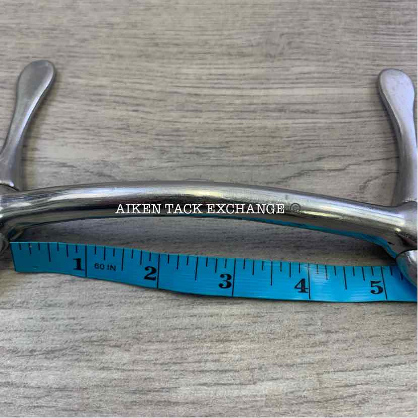 Mullen Mouth Straight Bar Half Cheek Bit 5"