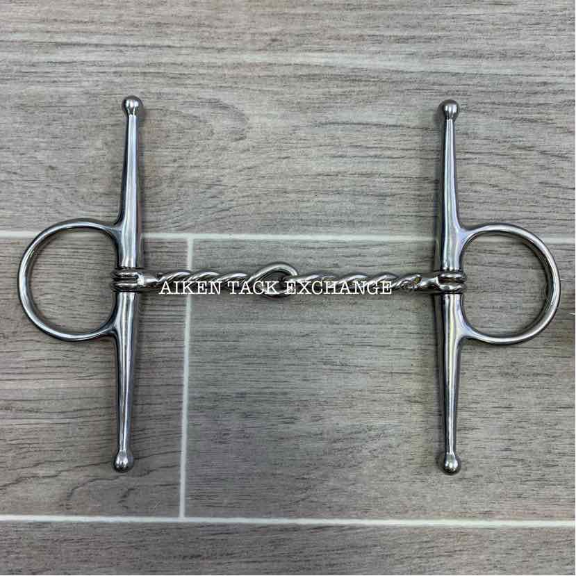 Full Cheek Single Joint Twisted Wire Bit 5"