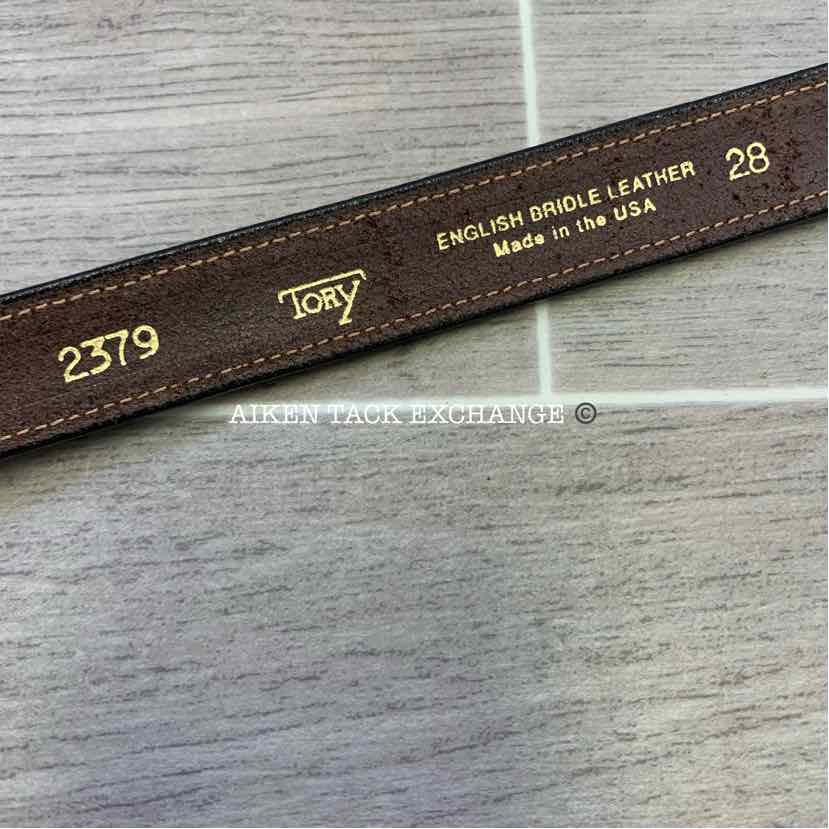 Tory Leather Clincher Belt 28