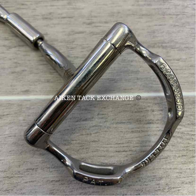 Myler D Ring Bit w/ Hooks and Comfort Snaffle Wide Barrel MB 02 4.5"