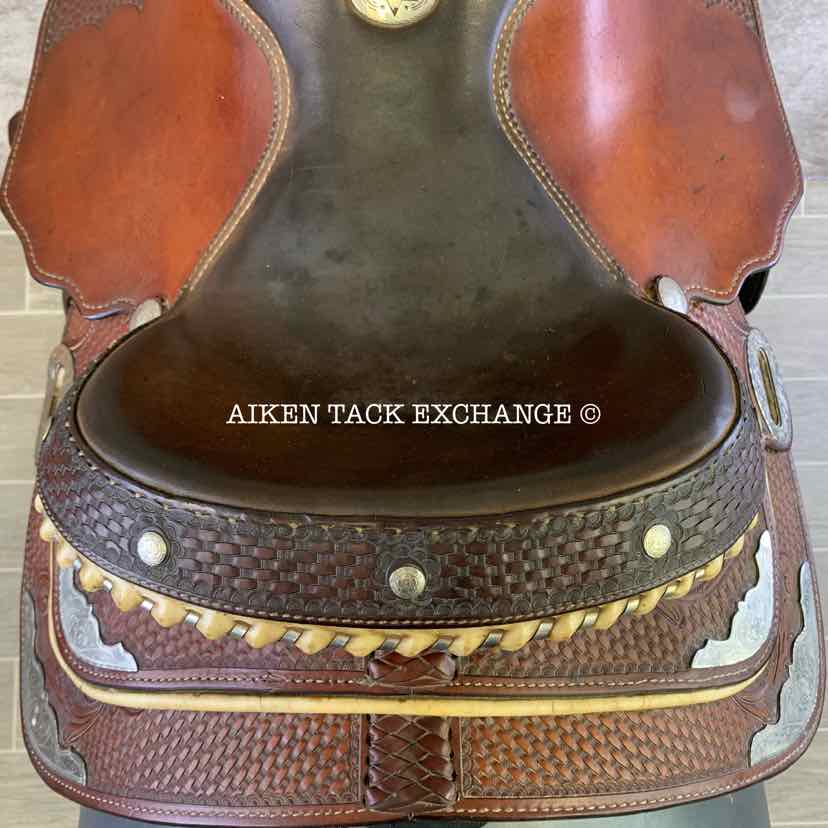 Billy Cook 900 Longhorn Superstars Western Saddle, 14.5" Seat, Wide Tree - Full QH Bars