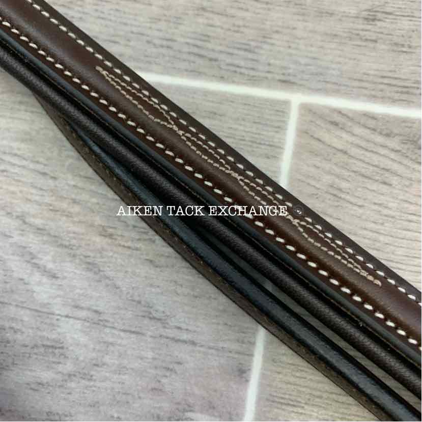 KL Select Red Barn Fancy Stitch Padded Standing Martingale, Size Small Pony