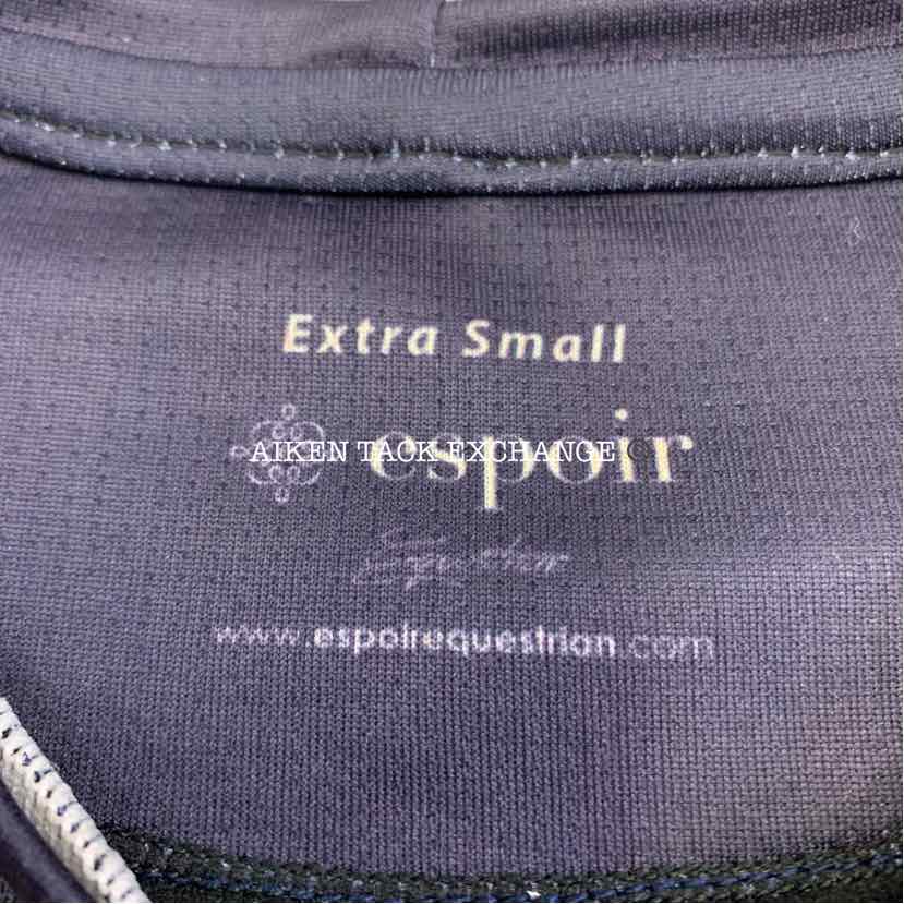 Espoir Equestrian Stripe Long Sleeve Top, Size XS