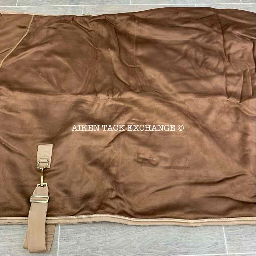**CLEARANCE** Fenwick Equestrian EquSuede Performance Dress Blanket Cooler, Mocha, 74"