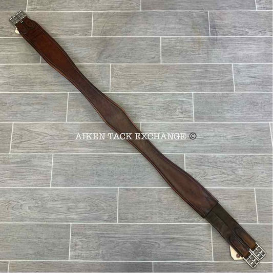 Antares Leather Girth with Elastic at One End 54"