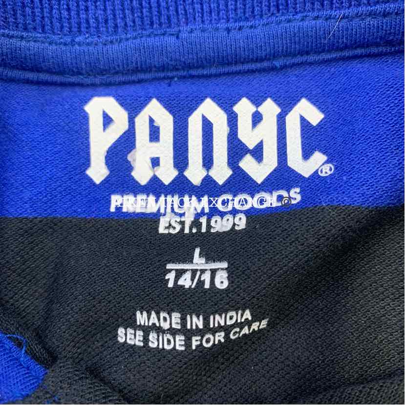 Panyc Short Sleeve Polo Shirt, Size Large
