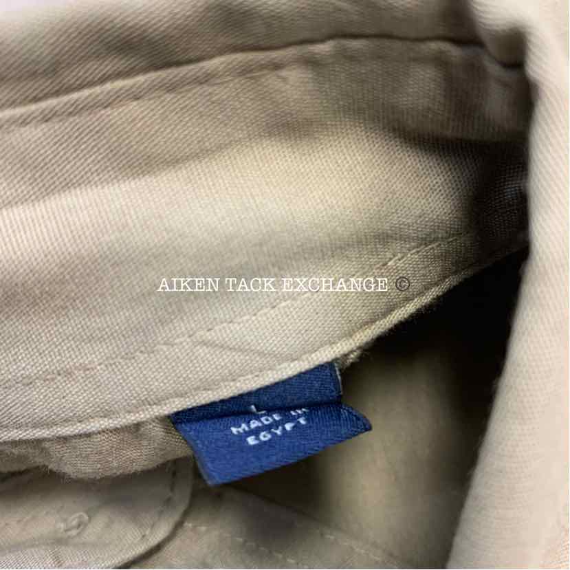 Aiken Hounds Long Sleeve Button Down Shirt, Size Large