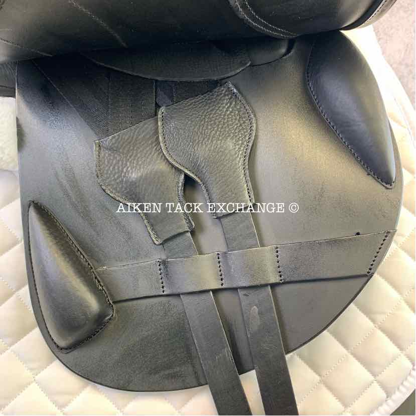 2023 MaxFlex Valentin All Purpose Jump Saddle, 17.5" Seat, Flex Tree - Adjustable (Custom Gullet), Wool Flocked Panels