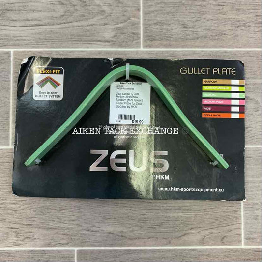 Medium (Mint Green) Gullet Plate for Zeus Saddles by HKM