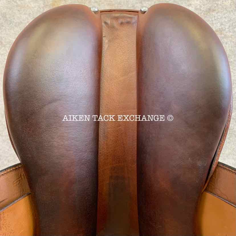 **SOLD** 2014 Stubben Portos S Close Contact Jump Saddle, 17.5" Seat, 31 cm Tree - MW/W, Foam Panels