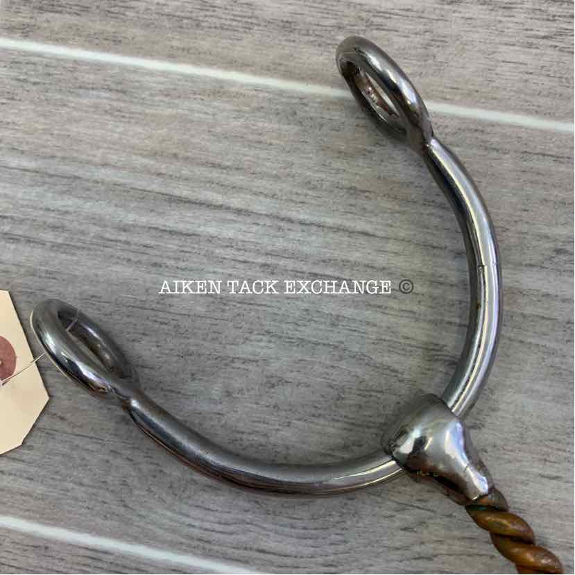 Single Joint Copper Twisted Wire Sliding Gag Bit 5"