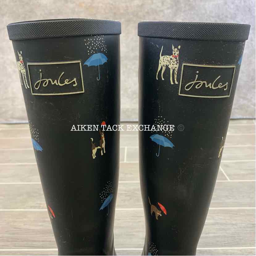 Joules Tall Rain Boots, Size 7