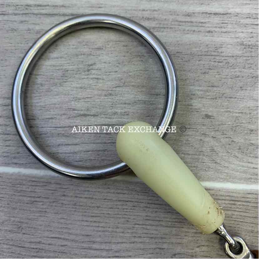 Happy Mouth Copper Roller Loose Ring Bit 5.25" (Has Chew Marks)