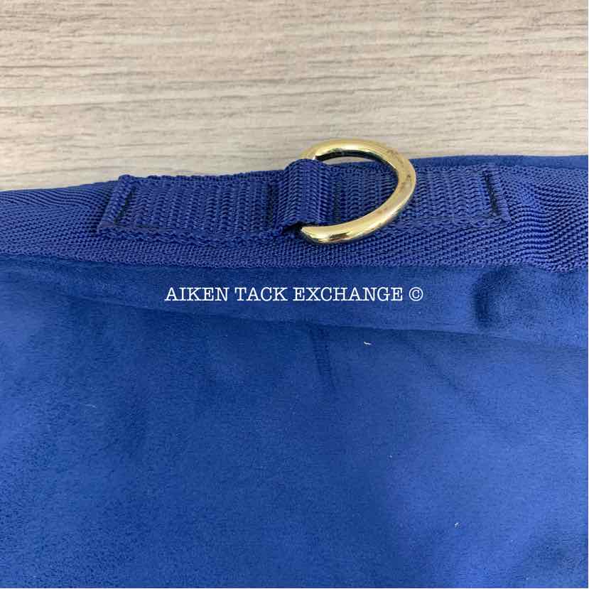 **CLEARANCE** Fenwick Equestrian EquSuede Performance Dress Blanket, Blue, 74"