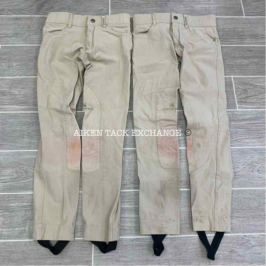 BARGAIN BUNDLE: 2 Pair Romfh Knee Patch Jods Size 10