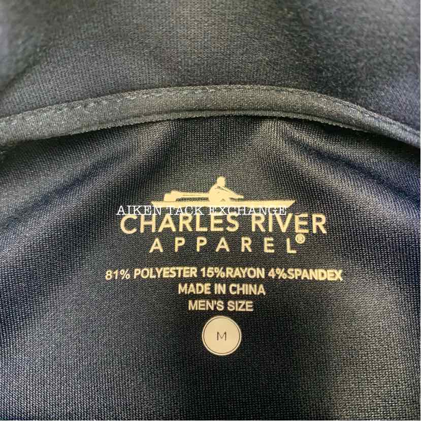 Charles River Apparel World Equestrian Center Pullover Sweater, Size Medium