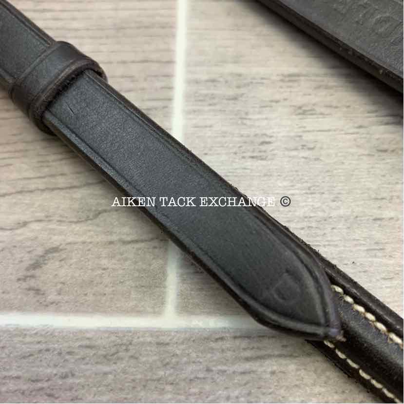 Bridleway Plain Raised Standing Martingale, Dark Havana, Size Pony, Brand New