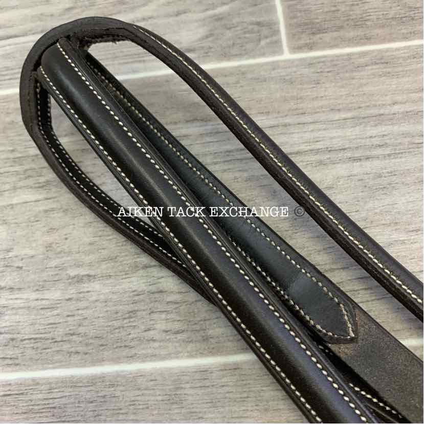 Bridleway Plain Raised Standing Martingale, Dark Havana, Size Pony, Brand New
