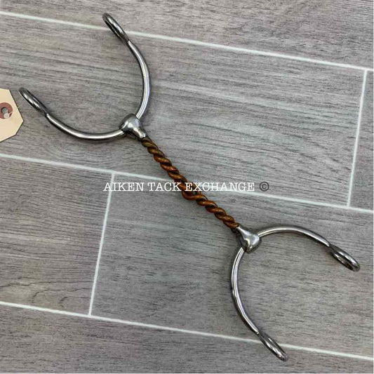 Single Joint Copper Twisted Wire Sliding Gag Bit 5"