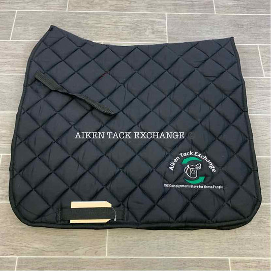 ATE Logo Dressage Saddle Pad, Black