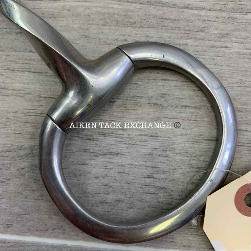 Single Joint Slow Twist Eggbutt Bit, 5.5"