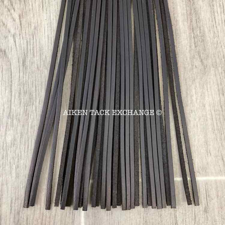 15" No Fly Zone Browband, Black Leather
