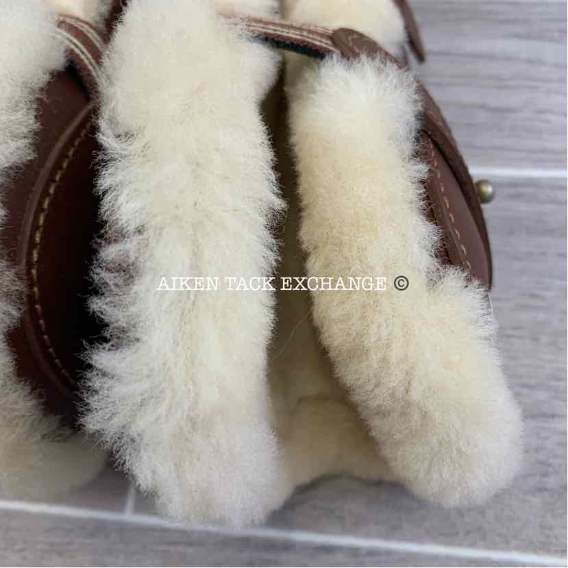 Prestige Sheepskin Lined Leathers Front Boots, Size Small