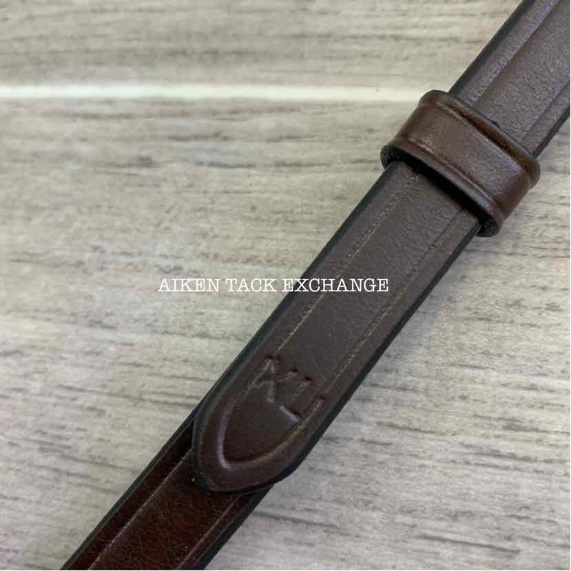 KL Select Red Barn Sovereign Raised Fancy Stitch Noseband, Oversize