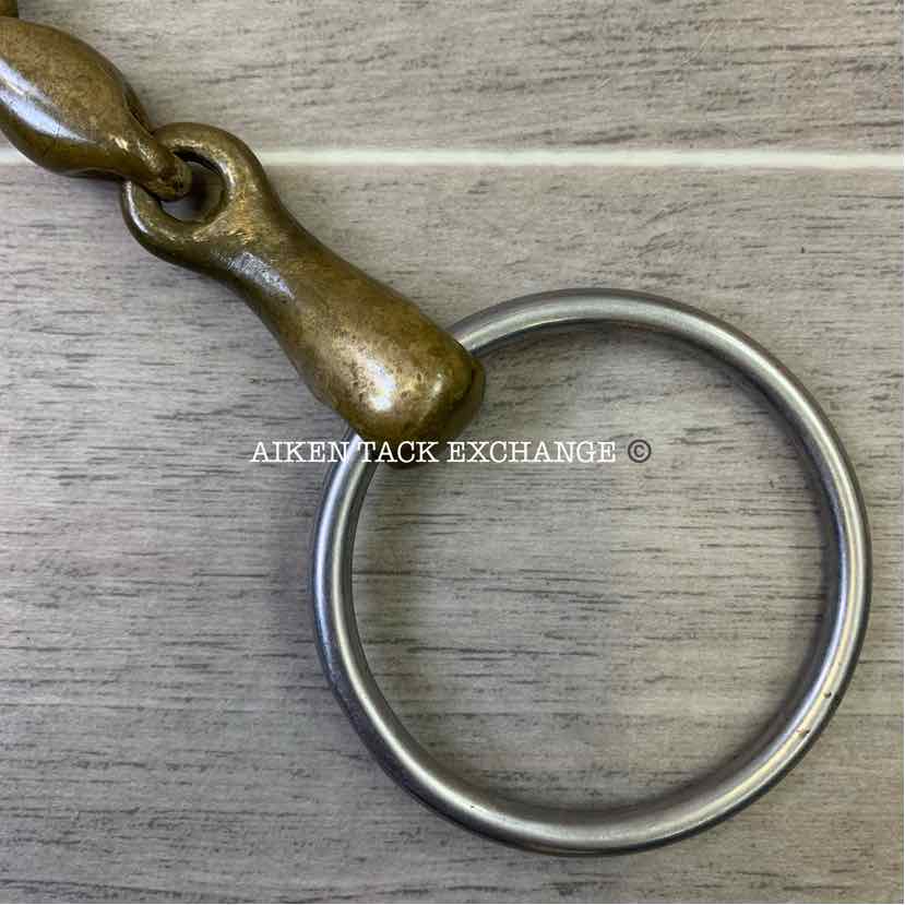 Herm Sprenger Aurigan Double Jointed Loose Ring Bit 5"