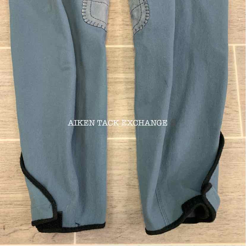 Pikeur Front Zip Knee Patch Breeches, Size 26 L