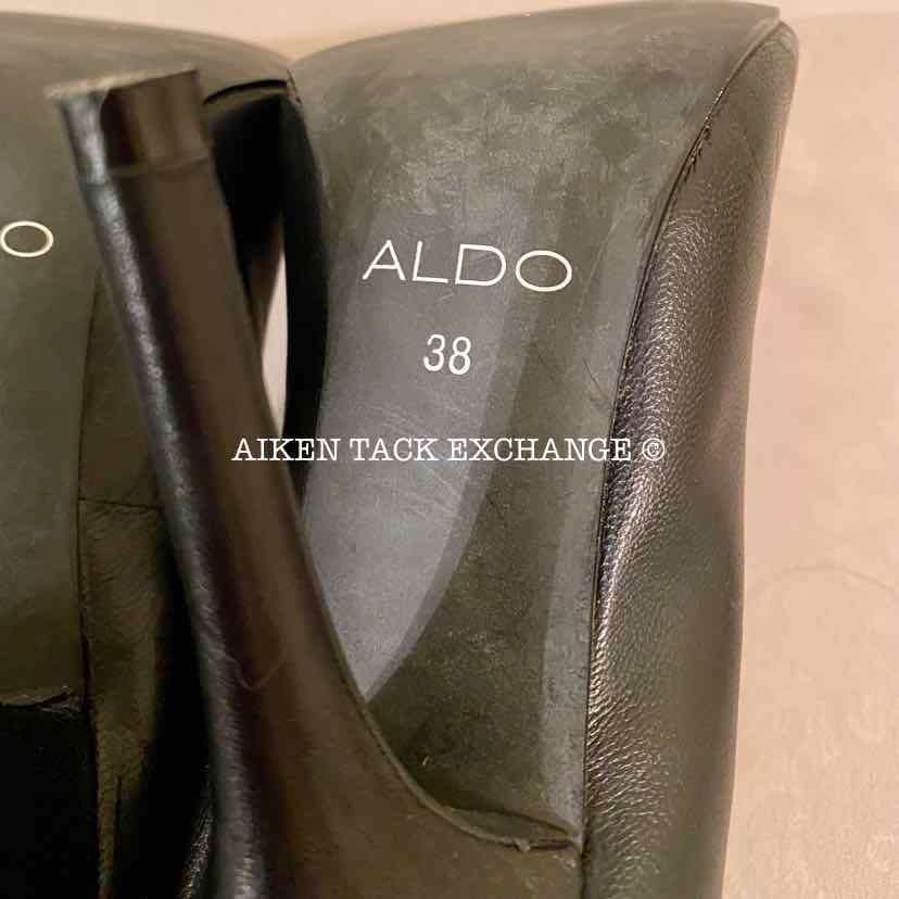 Women's 8, Aldo Pointed Toe Stiletto Heel Pumps, Black:Arielle's Wardrobe: Footwear:Aldo:The Aiken Tack Exchange